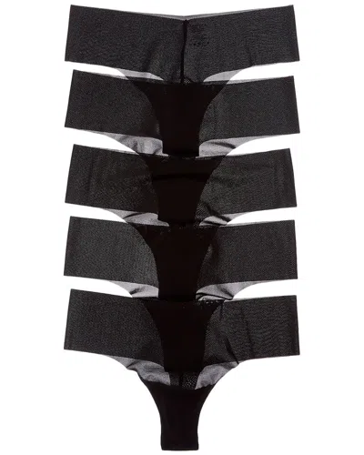 Cosabella 5pk Dolce Thong In Black