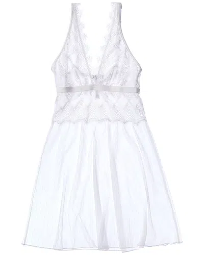 Cosabella Allure 2pc Babydoll & G-string Set In White