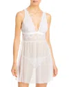 Cosabella Allure Babydoll Chemise In White