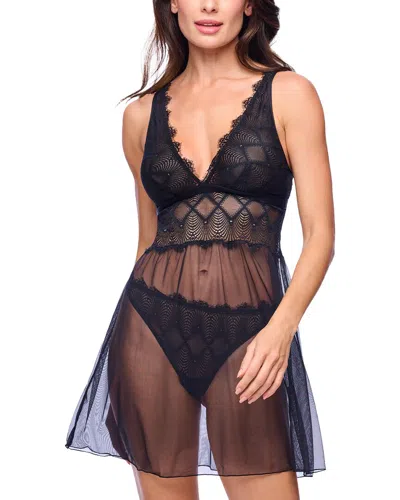 Cosabella Allure Babydoll In Black