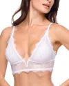 Cosabella Allure Plunge Bralette In White In White