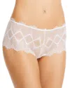 Cosabella Allure Lace Boyshorts In White