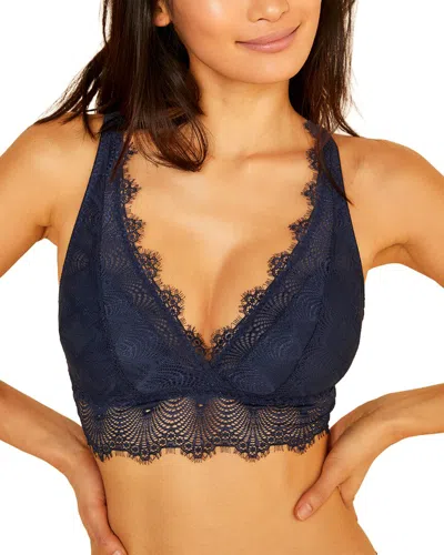 Cosabella Allure Plunge Bralette In Blue