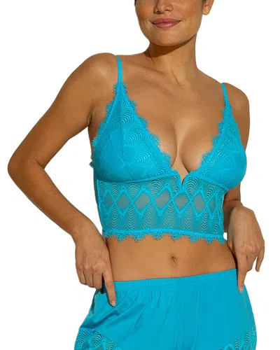 Cosabella Allure Sleep Cami Boxer Pajama Set In Blue
