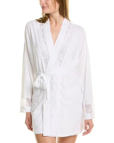 Cosabella Allure Sleep Robe In White
