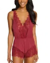 Cosabella Allure Sleep Teddy In Sindoor Red