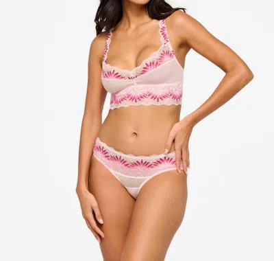 Cosabella Amalia Curvy Bralette In Pink Lily