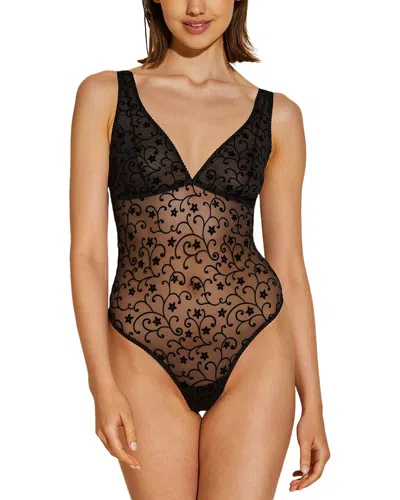 Cosabella Annabella Flock Teddy In Black