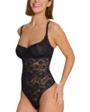 Cosabella Balconette Lace Bodysuit In Black