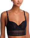 Cosabella Basilica Underwire Bustier Bra In Black