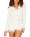 Cosabella Bella 2pc Top & Boxer Set In White