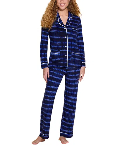 Cosabella Bella Printed 3-pocket Top & Pant Pj Set