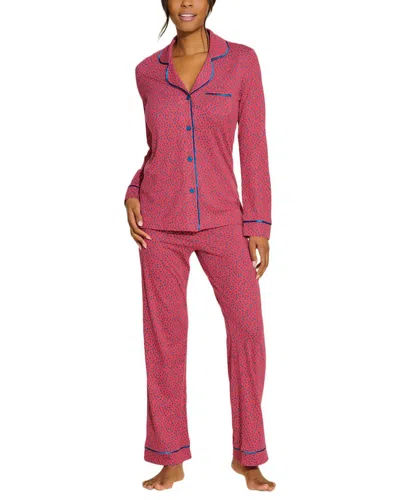 Cosabella Bella Printed Top & Pant Pj Set In Multi