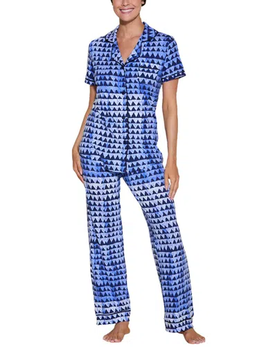 Cosabella Bella Printed Top Pant Pajama Set In Multi