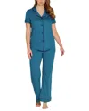 Cosabella Bella Top & Pant Set In Blue