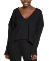 Cosabella Britt Deep V Top In Black