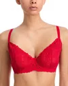 Cosabella Carmela Demi Underwire Bra In Red