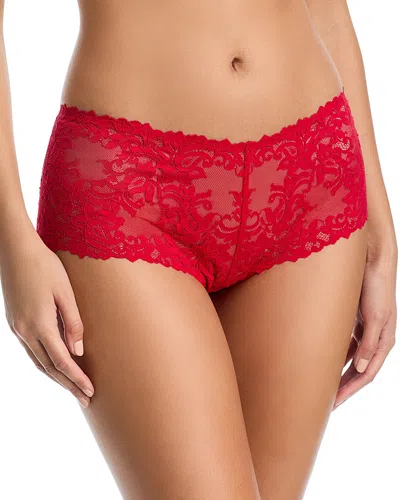 Cosabella Carmela High Rise Cheeky Brief In Red