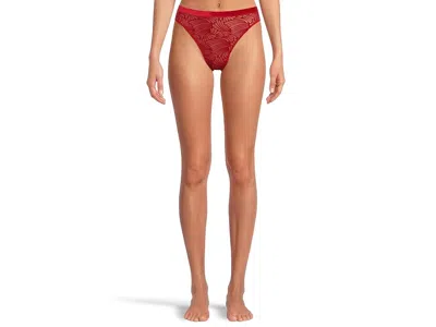 Cosabella Clancy High Leg Bikini In Red