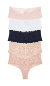 Cosabella Comfie Thong 5 Pack In Multi
