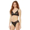 Cosabella Courtney Ouvert Bikini Bottom Women's Large Black Open Back Erk838 In Black