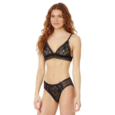 Cosabella Courtney Ouvert Bikini Bottom Women's Large Black Open Back Erk838