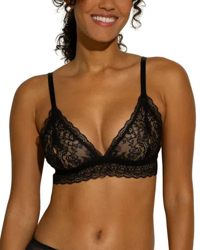 Cosabella Courtney Peek A Boo Bralette In Black