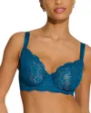 Cosabella Courtney Underwire Demi Bra In Blue