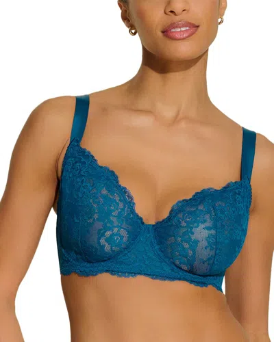 Cosabella Courtney Underwire Demi Bra In Blue