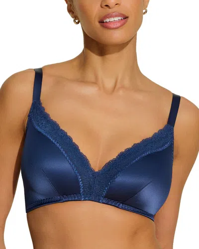 Cosabella Dena Curvy Bralette In Blue