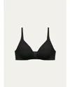 Cosabella Evolution Mesh-inset Soft Bra In Black