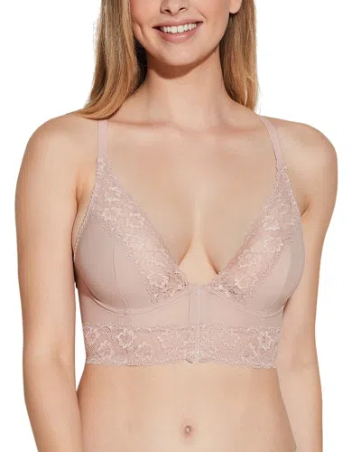 Cosabella Forever Front Close Racer Bra In Neutral