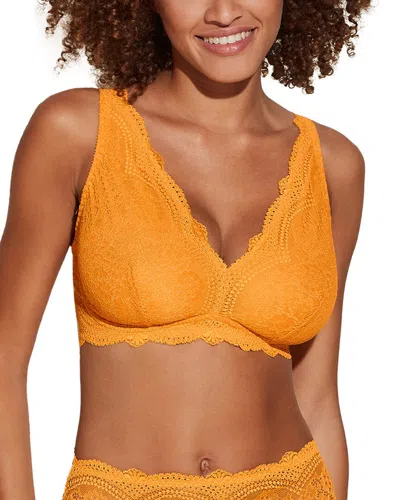 Cosabella Forte Curvy Longline Bralette In Yellow