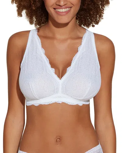 Cosabella Forte Curvy Longline Bralette In White
