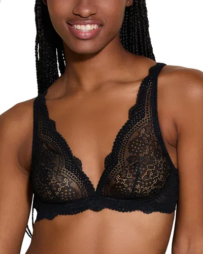 Cosabella Forte Lace Longline Bralette In Black