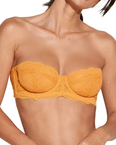 Cosabella Forte Strapless Bra In Orange