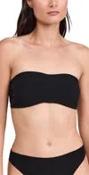 Cosabella Free Cut Micro Bandeau Black In Black