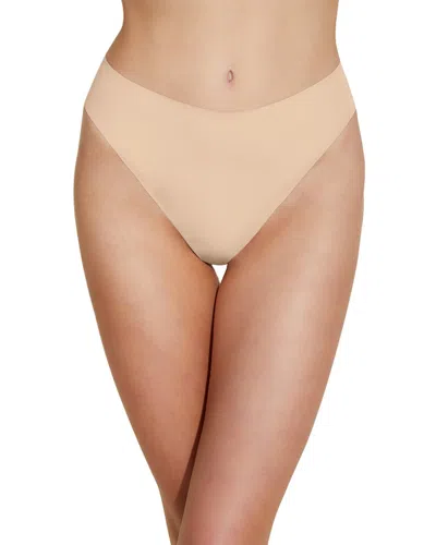 Cosabella Free Cut Microfiber High Waist Thong In Beige