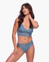 Cosabella Jhansi High Leg Bikini In Blue