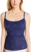 Cosabella Long Scoopneck Camisole In Navy Blue In Blue