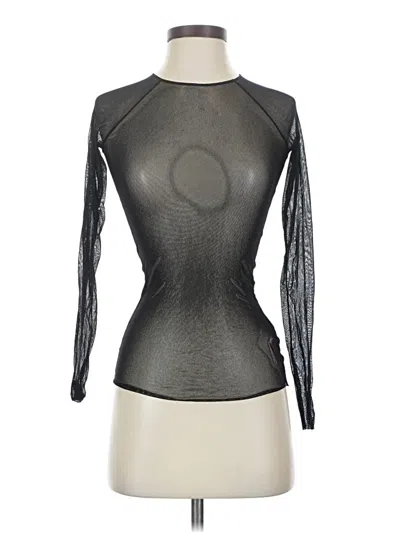 Cosabella Long Sleeve T-shirt In Black