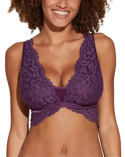 Cosabella Magnolia Curvy Bralette In Purple