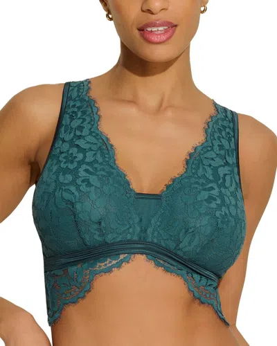Cosabella Magnolia Curvy Bralette In Green