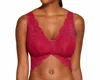Cosabella Magnolia Curvy Bralette In Deep Ruby In Pink