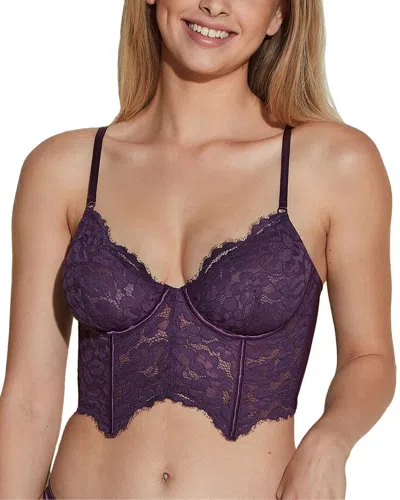 Cosabella Magnolia Longline Underwire Bra In Purple