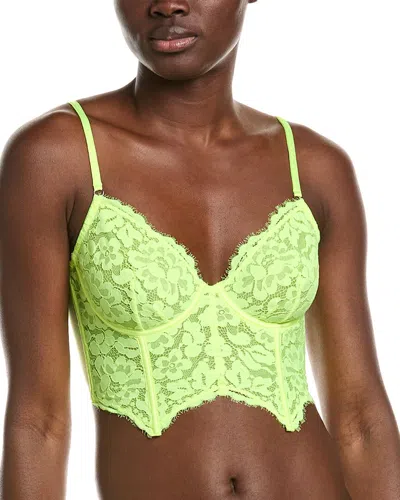 Cosabella Magnolia Longline Underwire Bra In Green