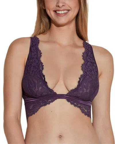 Cosabella Magnolia Tall Triangle Bralette In Purple