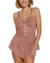 Cosabella Magnolia Teddy In Pink