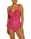 Cosabella Magnolia Teddy In Pink