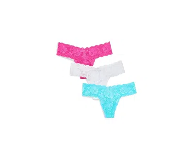 Cosabella Never Say Never 3 Pack Lowrider Thong In Multi